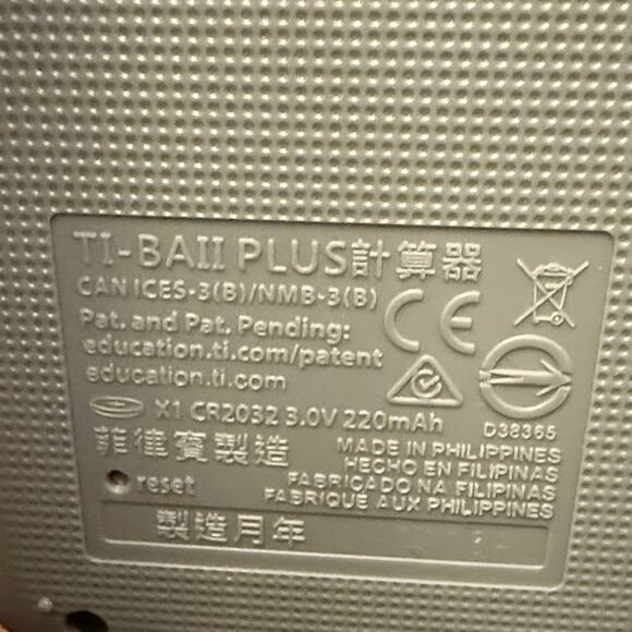 Texas Instruments BA II Plus Professional Financial Calculator - Picture 6 of 6